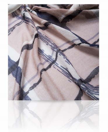 Палантин Женский W-ROSE.CHECKS/GREY